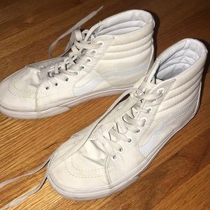 White High Top Vans